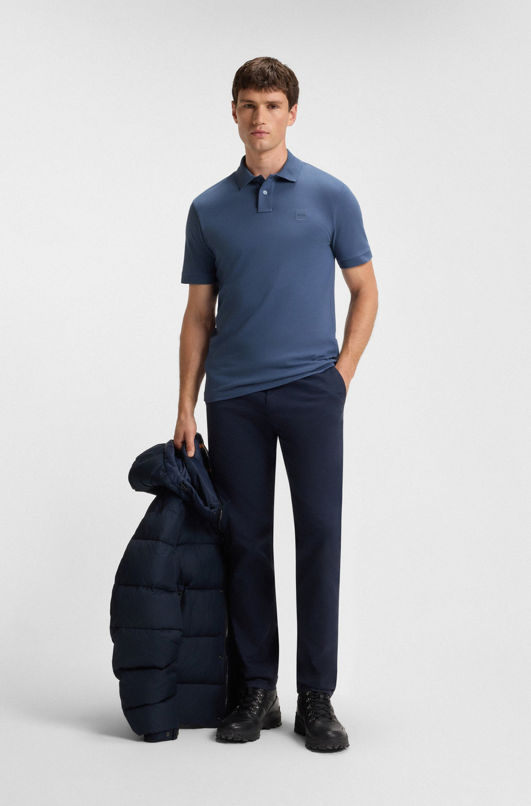 BOSS Polos Slim Fit - PASSENGER 50507803- Concorde Fashion#color_blue-495