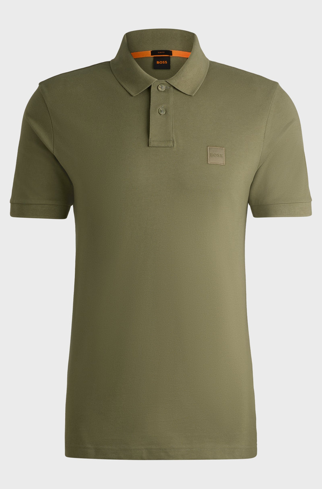 BOSS Polos Slim Fit in Cotton Mix - PASSENGER 10256683 01-50507803- Concorde Fashion#color_green-349