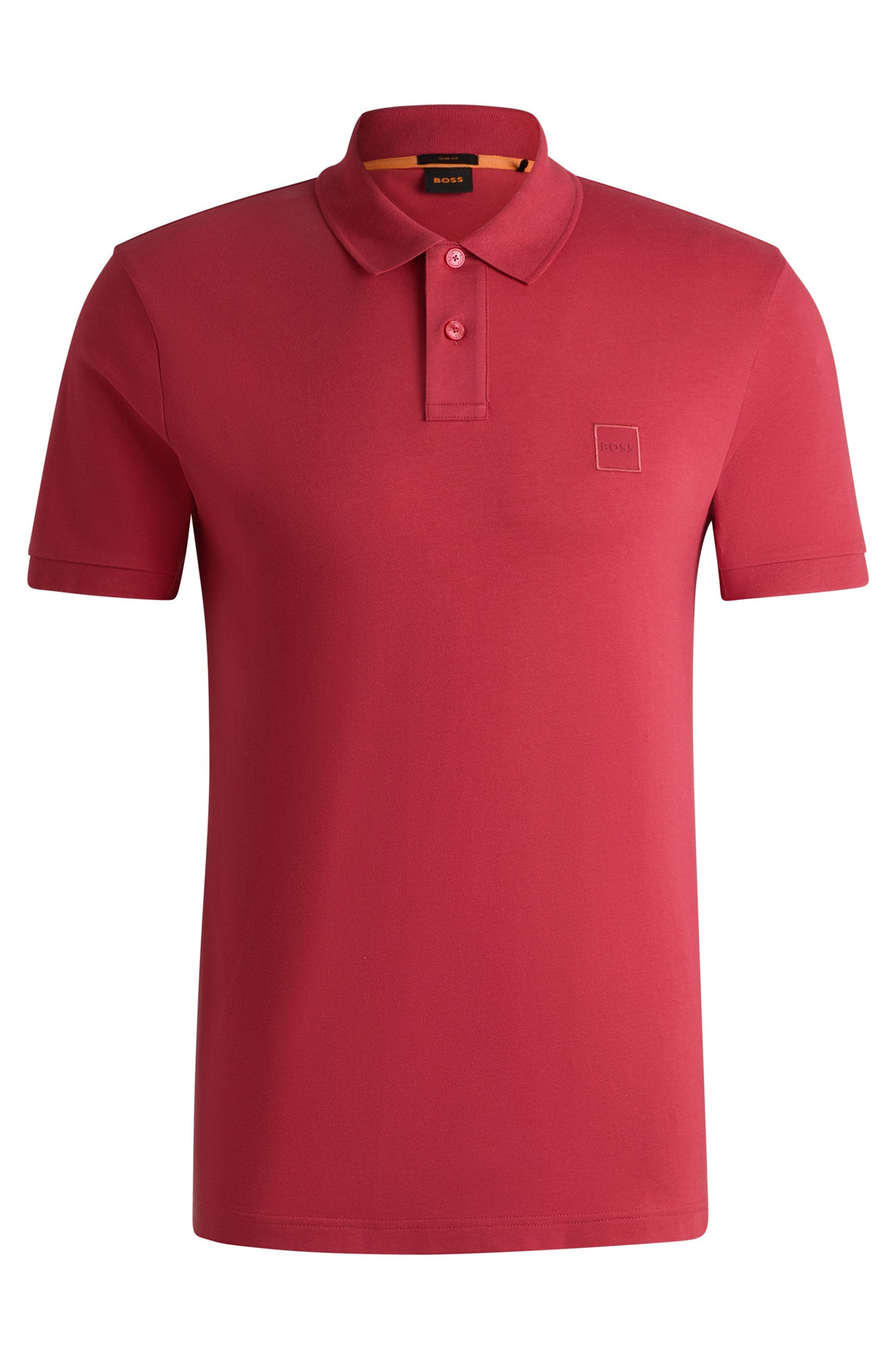 BOSS Polos Slim Fit in Cotton Mix - PASSENGER 10256683 01-50507803- Concorde Fashion#color_red-645