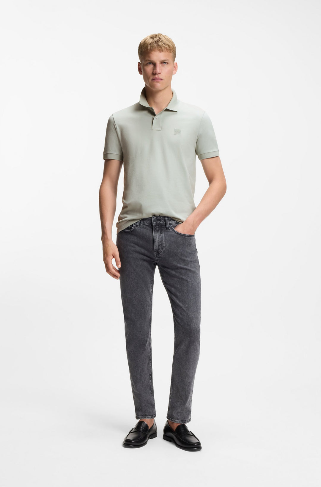 BOSS Polos Slim Fit - PASSENGER 50507803Concorde Fashion#color_silver-043