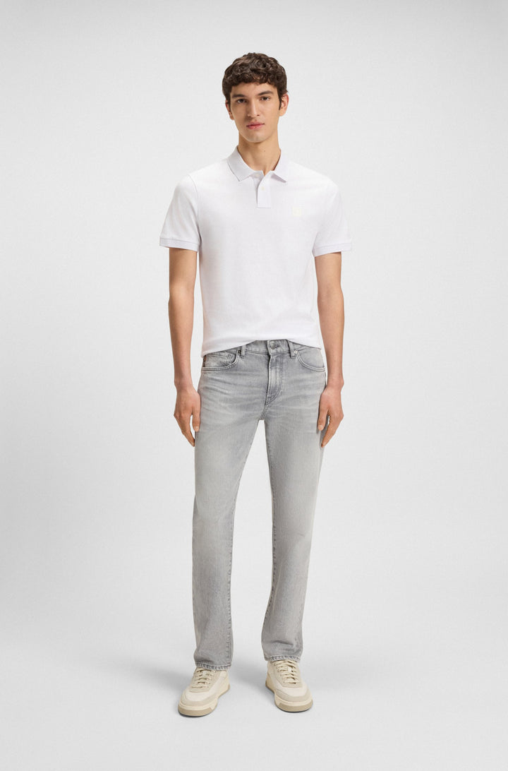BOSS Polos Slim Fit - PASSENGER 50507803- Concorde Fashion#color_white-100