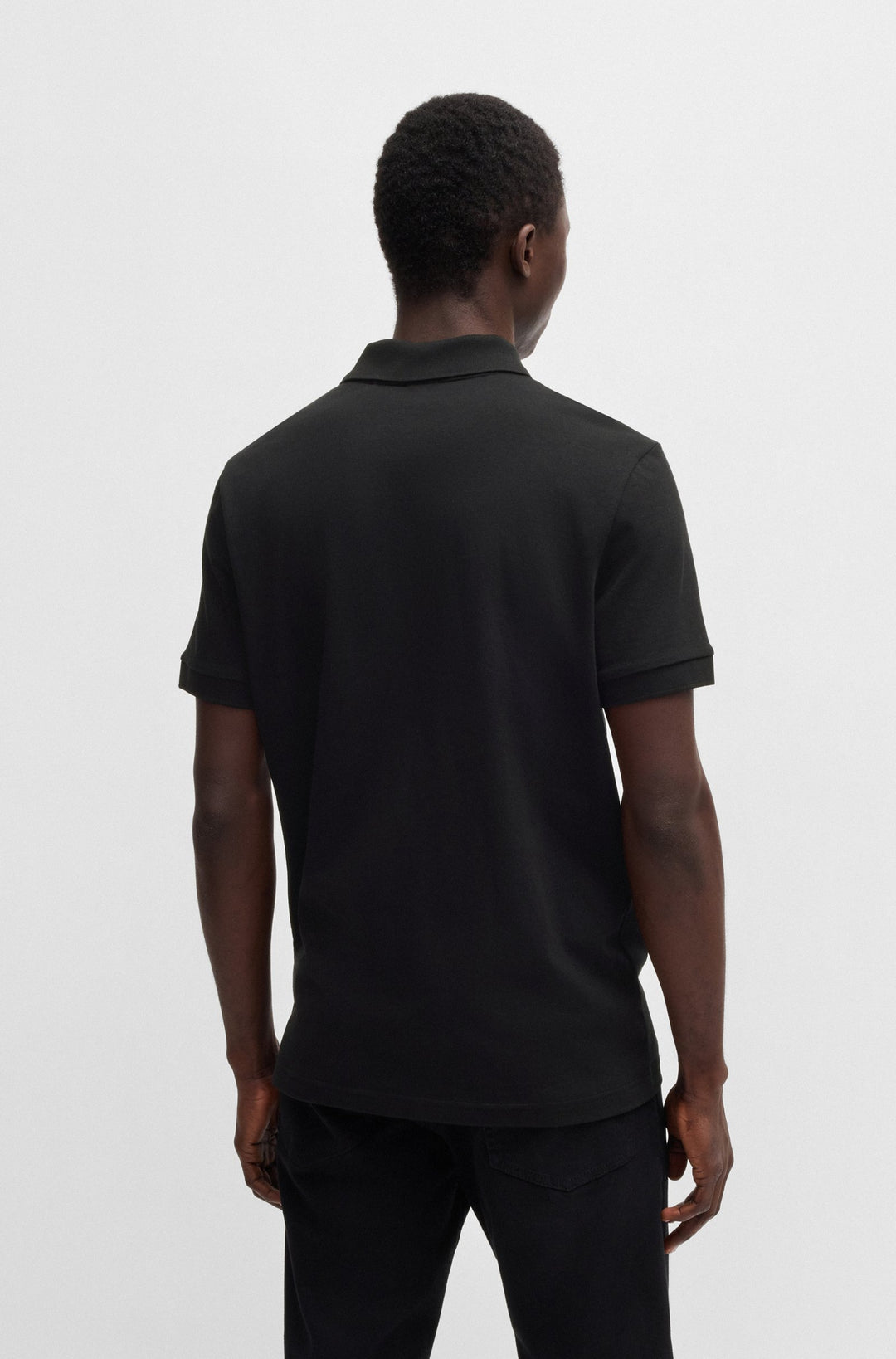 BOSS Polos Slim Fit - PASSERZIP 50537507- Concorde Fashion#color_black-001