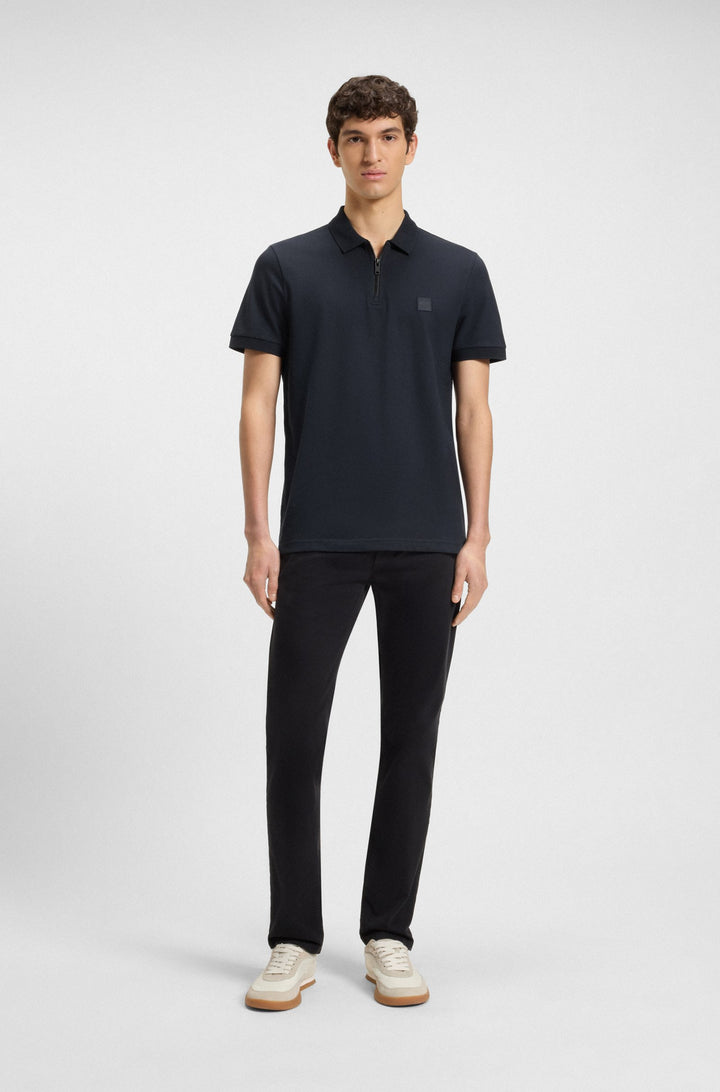 BOSS Polos Slim Fit - PASSERZIP 50537507- Concorde Fashion#color_navy-404