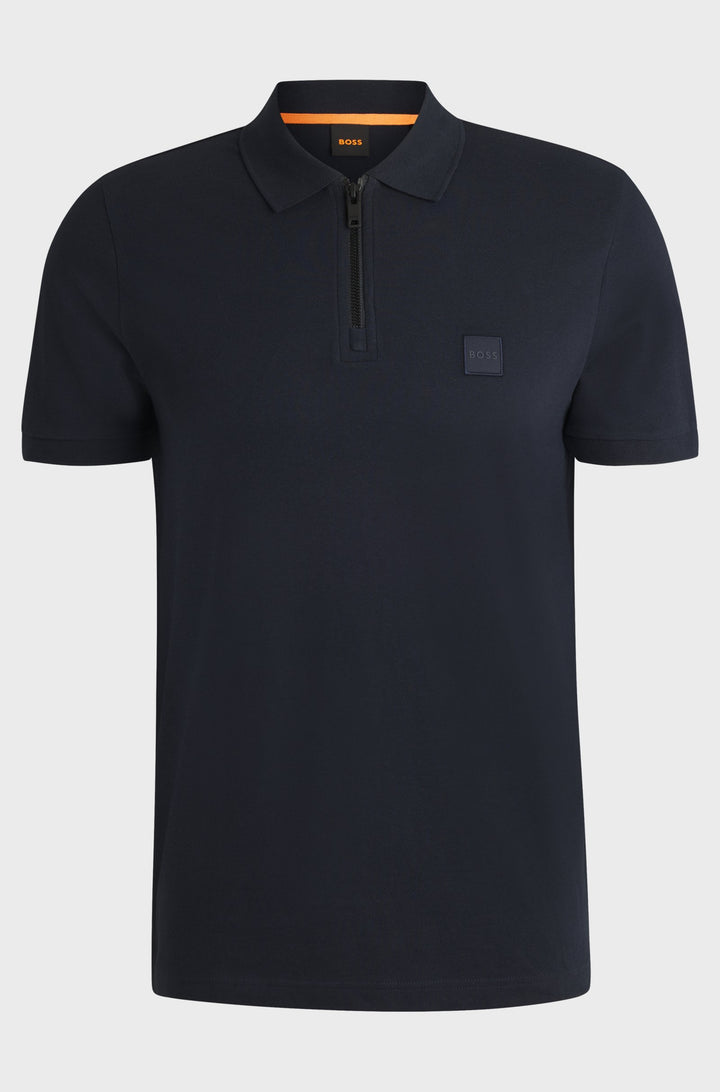BOSS Polos Slim Fit - PASSERZIP 50537507- Concorde Fashion#color_navy-404