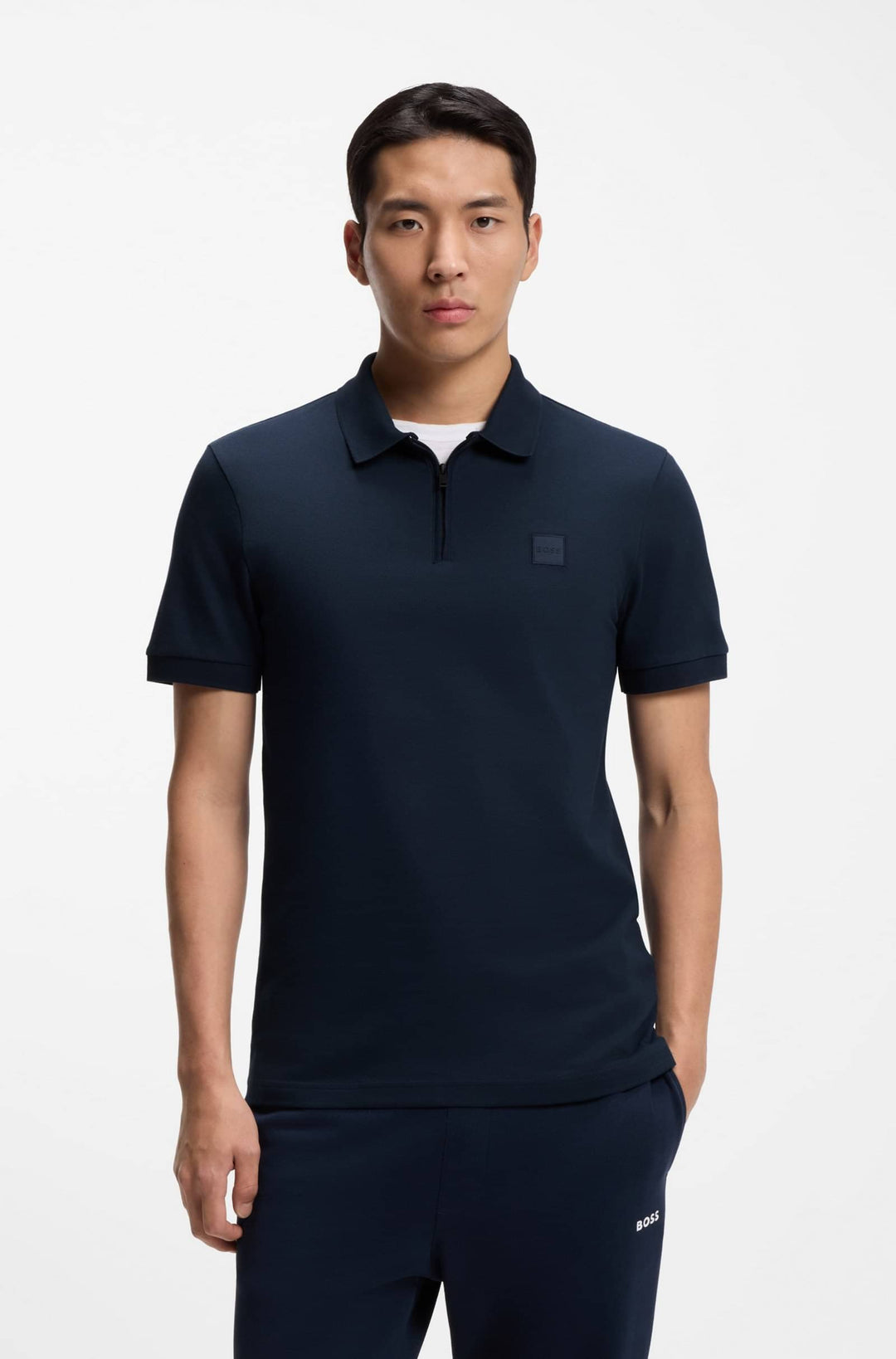 BOSS Polos Slim Fit - PASSERZIP 50537507Concorde Fashion#color_blue-464