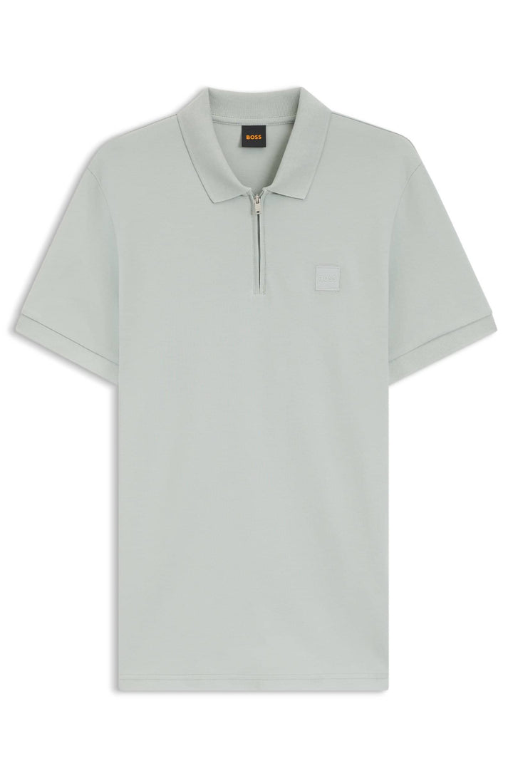 BOSS Polos Slim Fit - PASSERZIP 50537507Concorde Fashion#color_silver-043