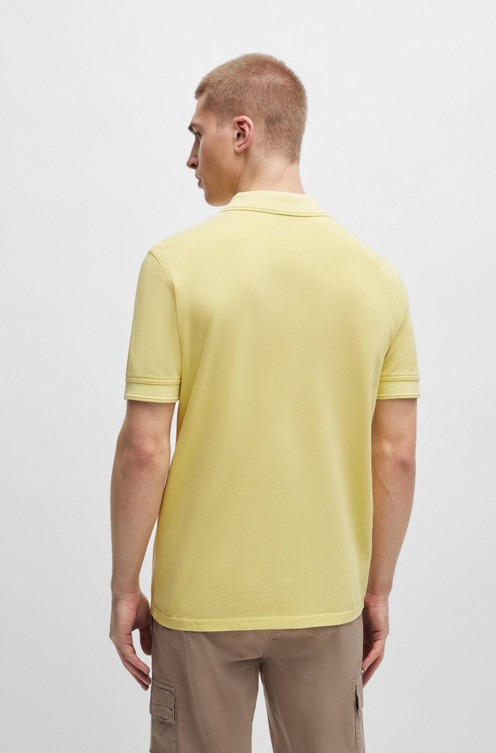 BOSS Regular Fit Polos in Cotton - PRIME 10256692 01-50507813- Concorde Fashion#color_yellow-737