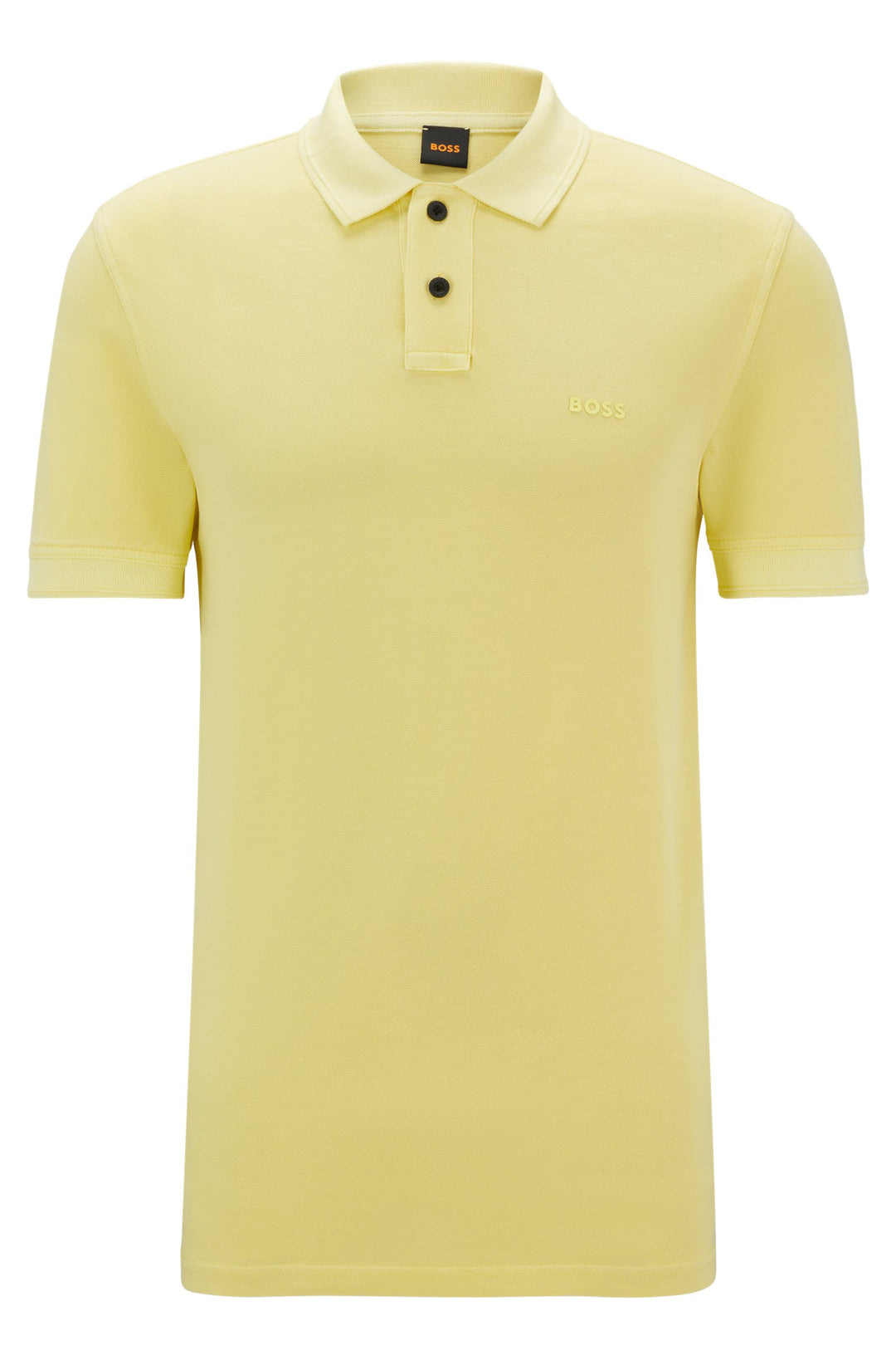 BOSS Regular Fit Polos in Cotton - PRIME 10256692 01-50507813- Concorde Fashion#color_yellow-737