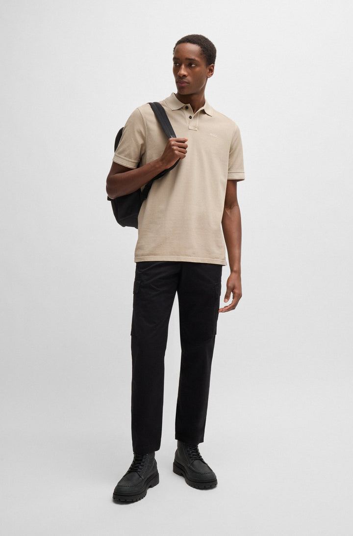 BOSS Polos Regular Fit in Cotton - PRIME 10256692 01-50507813- Concorde Fashion#color_beige-271