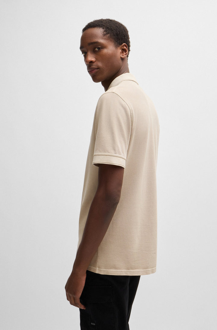 BOSS Polos Regular Fit in Cotton - PRIME 10256692 01-50507813- Concorde Fashion#color_beige-271
