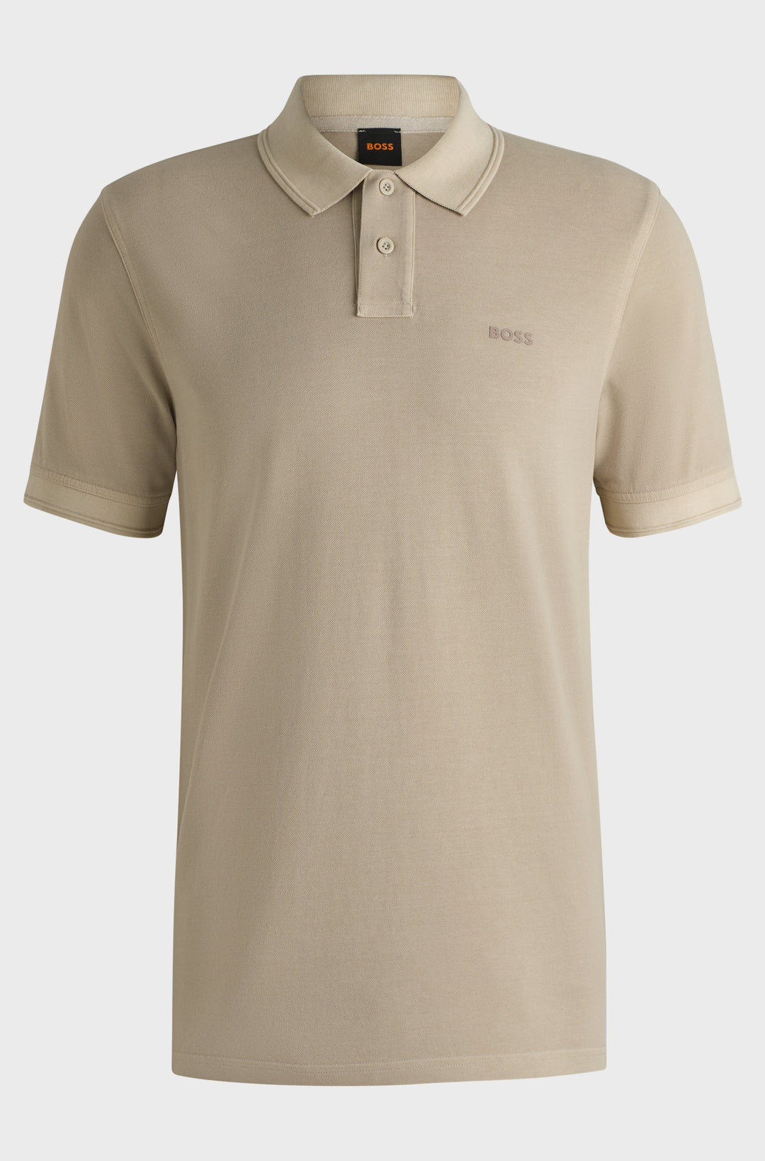 BOSS Polos Regular Fit in Cotton - PRIME 10256692 01-50507813- Concorde Fashion#color_beige-271