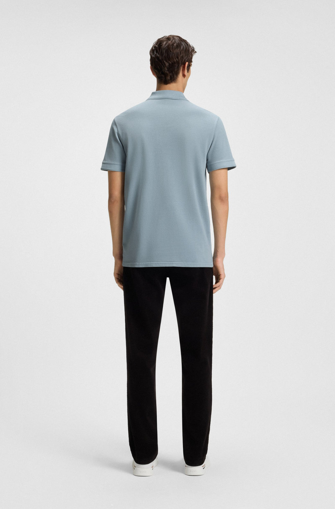 BOSS Regular Fit Polos in Cotton - PRIME 10256692 01-50507813- Concorde Fashion#color_blue-451