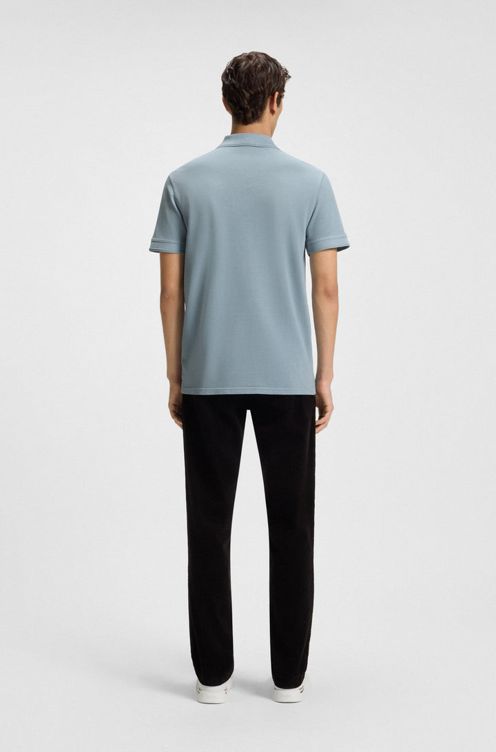 BOSS Regular Fit Polos in Cotton - PRIME 10256692 01-50507813- Concorde Fashion#color_blue-451