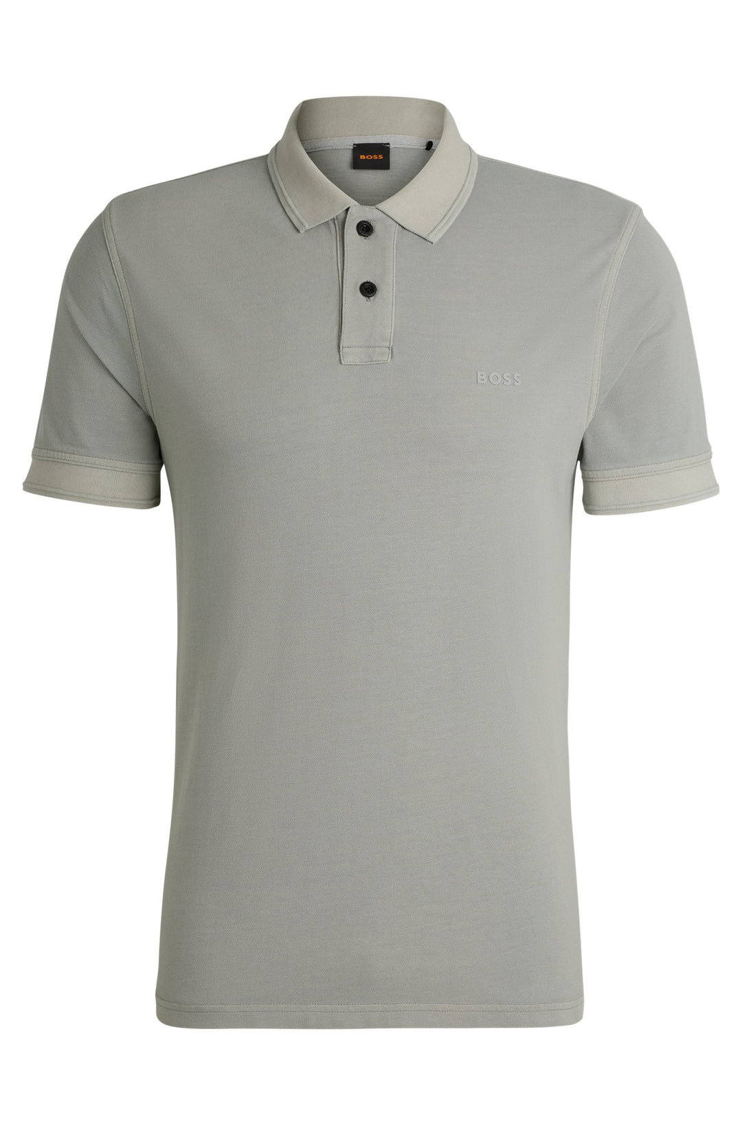 BOSS Regular Fit Polos in Cotton - PRIME 10256692 01-50507813- Concorde Fashion#color_grey-051