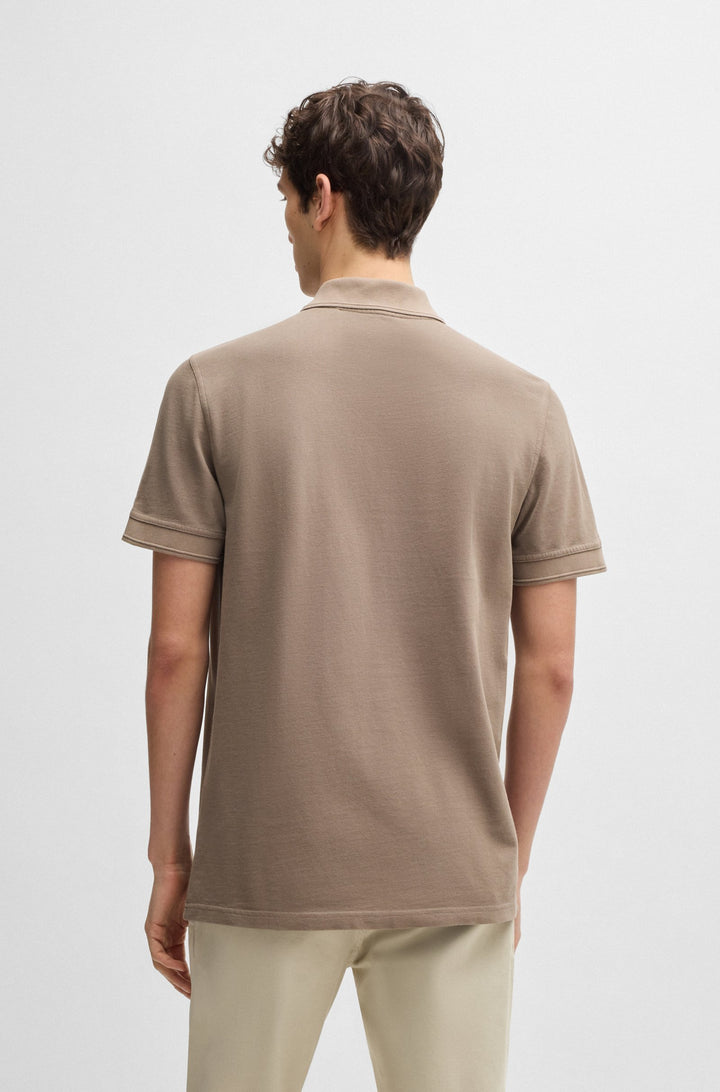 BOSS Polos Regular Fit in Cotton - PRIME 10256692 01-50507813- Concorde Fashion#color_beige-294