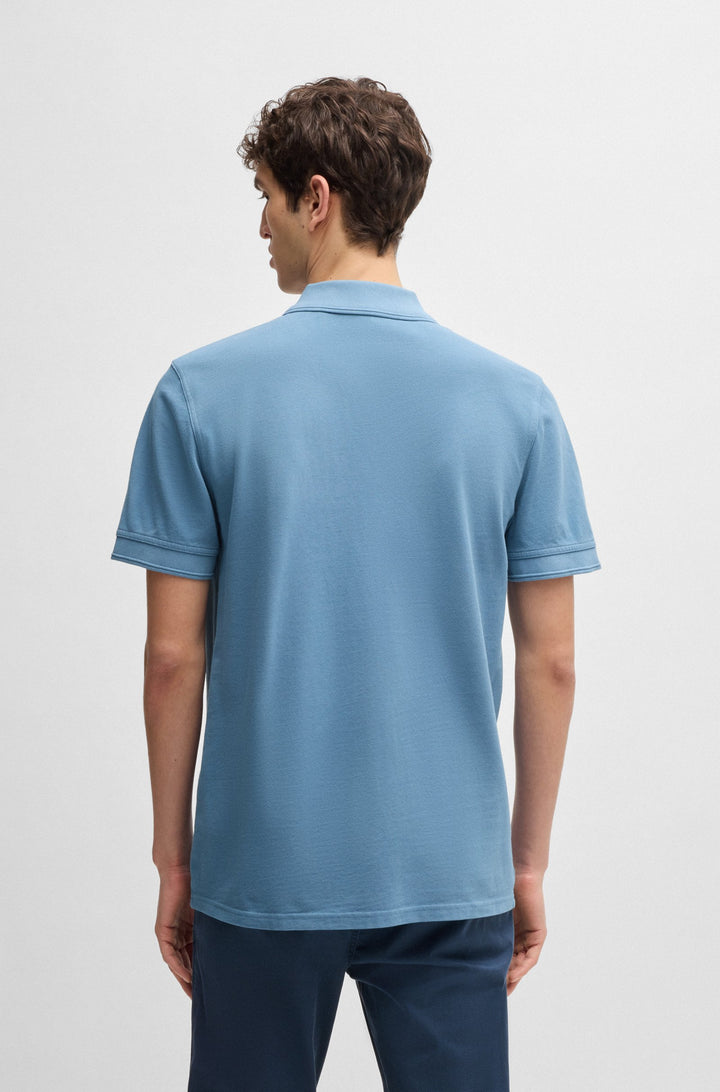 BOSS Polos Regular Fit in Cotton - PRIME 10256692 01-50507813- Concorde Fashion#color_blue-462