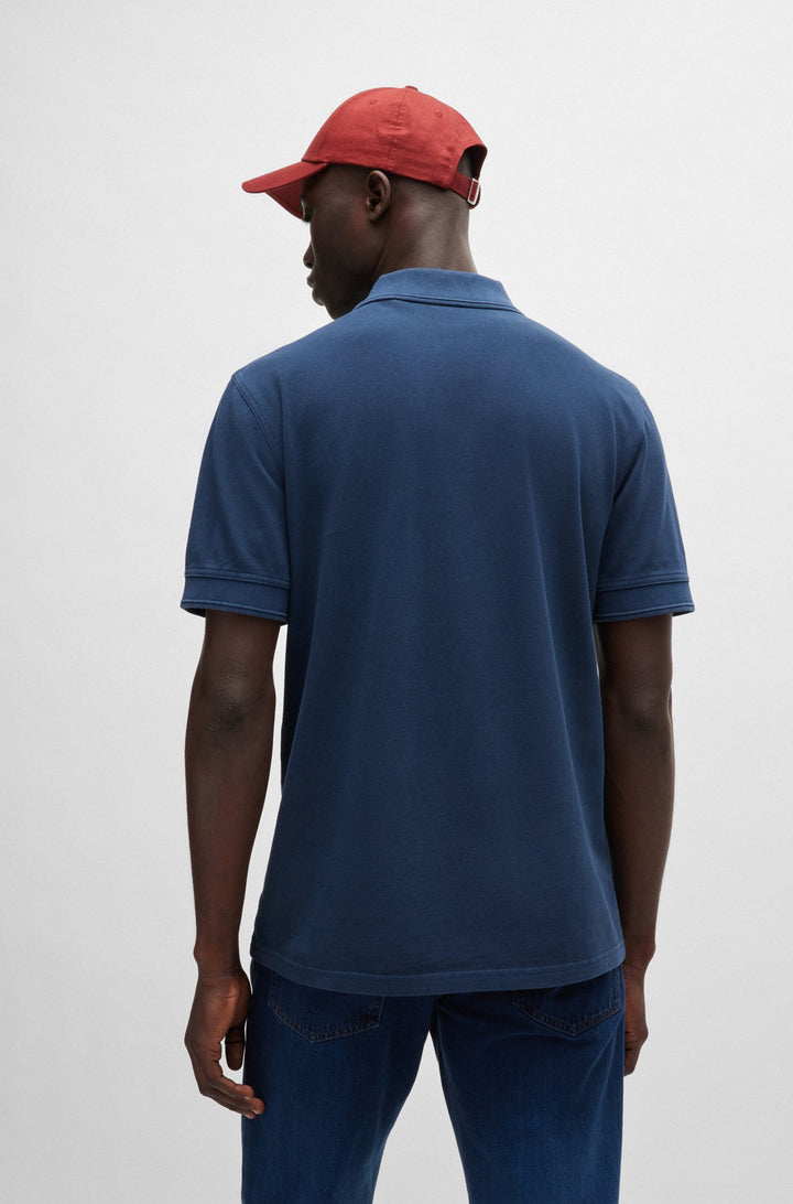 BOSS Polos Regular Fit in Cotton - PRIME 10256692 01-50507813- Concorde Fashion#color_blue-464