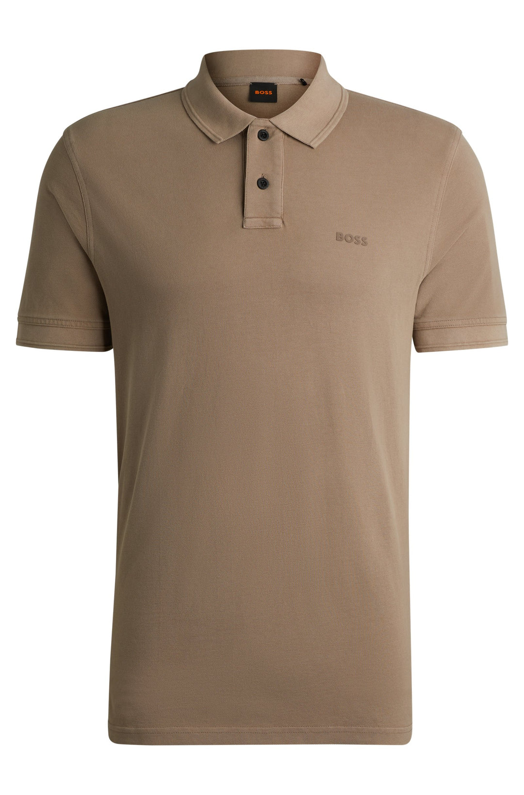 BOSS Regular Fit Polos in Cotton - PRIME 10256692 01-50507813- Concorde Fashion#color_brown-246