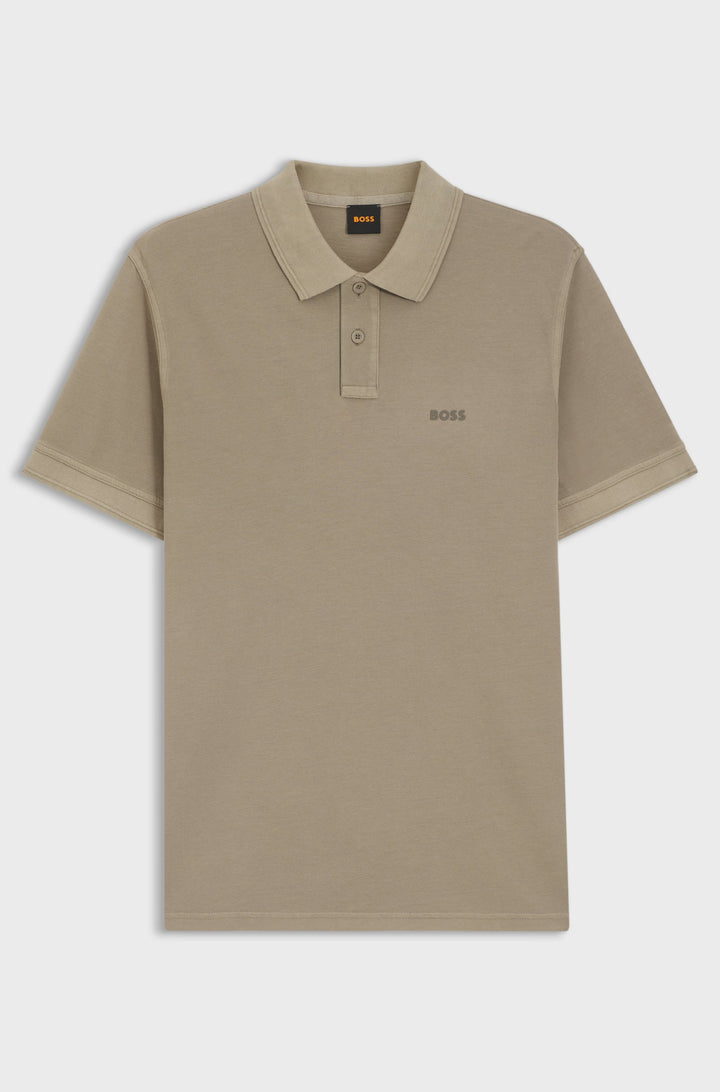 BOSS Polos Regular Fit in Cotton - PRIME 10256692 01-50507813- Concorde Fashion#color_green-346