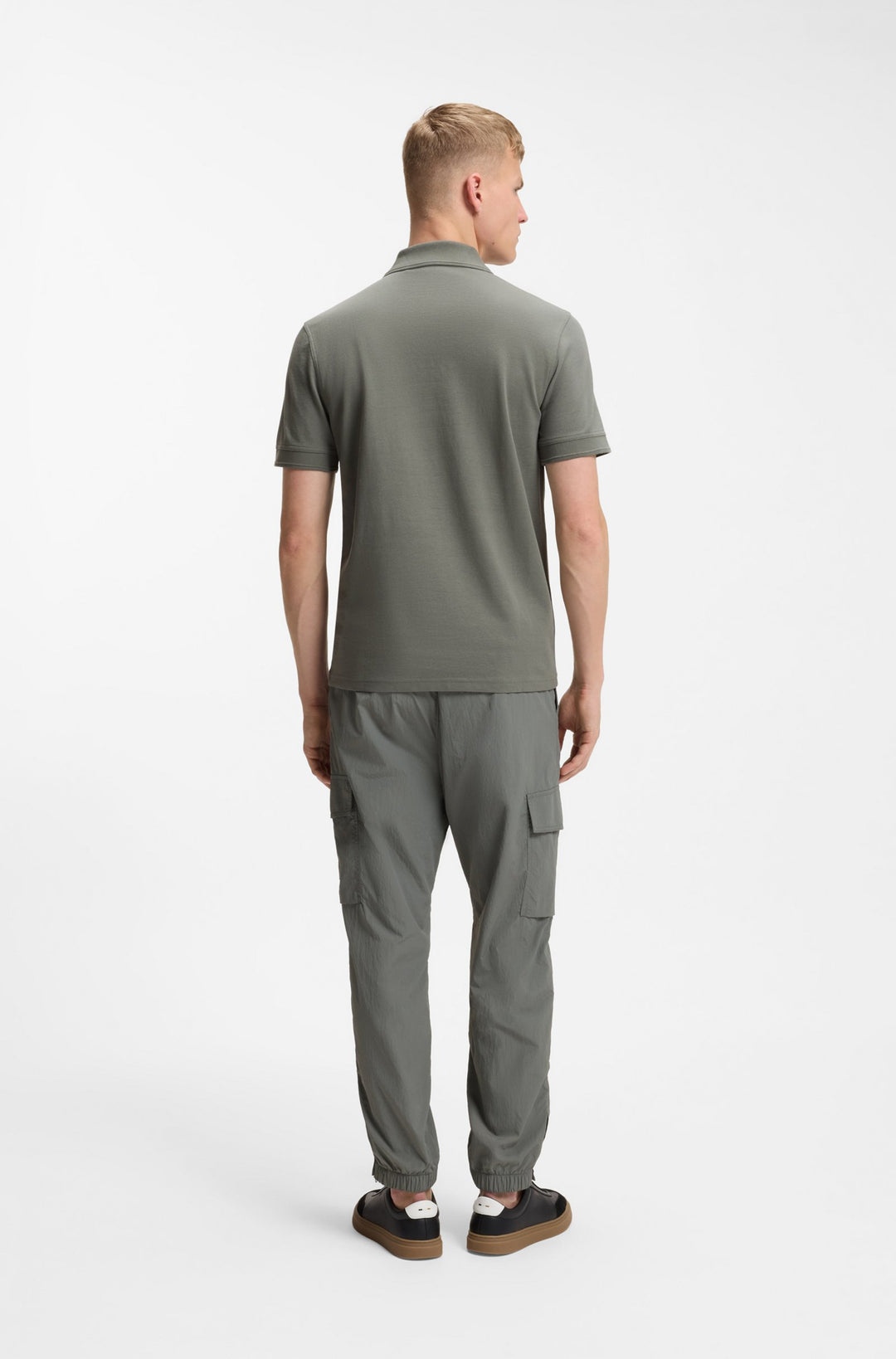 BOSS Polos Regular Fit in Cotton - PRIME 10256692 01-50507813- Concorde Fashion#color_grey-076