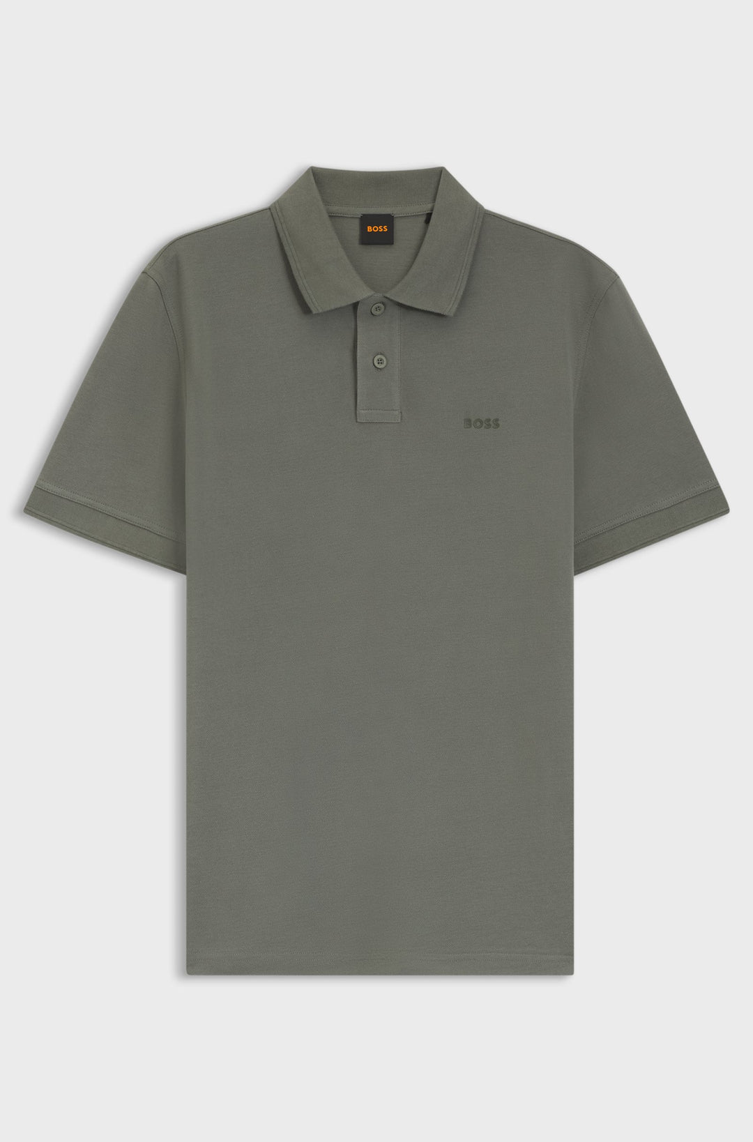 BOSS Polos Regular Fit in Cotton - PRIME 10256692 01-50507813- Concorde Fashion#color_grey-076