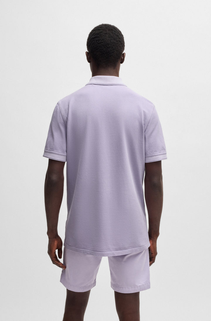 BOSS Polos Regular Fit in Cotton - PRIME 10256692 01-50507813- Concorde Fashion#color_purple-543