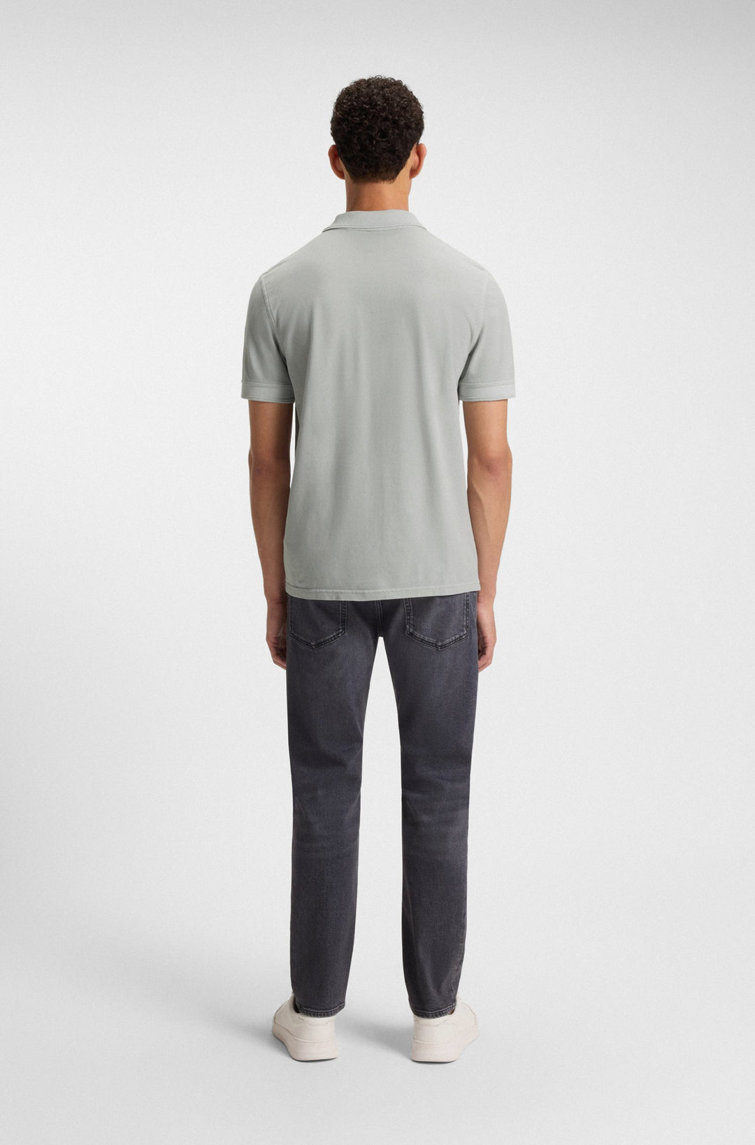 BOSS Polos Regular Fit in Cotton - PRIME 10256692 01-50507813- Concorde Fashion#color_silver-043