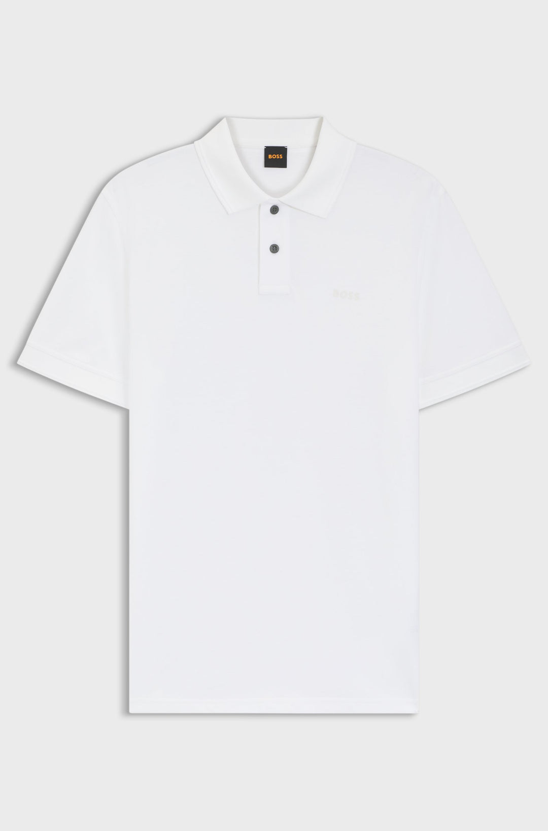 BOSS Polos Regular Fit in Cotton - PRIME 10256692 01-50507813- Concorde Fashion#color_white-100
