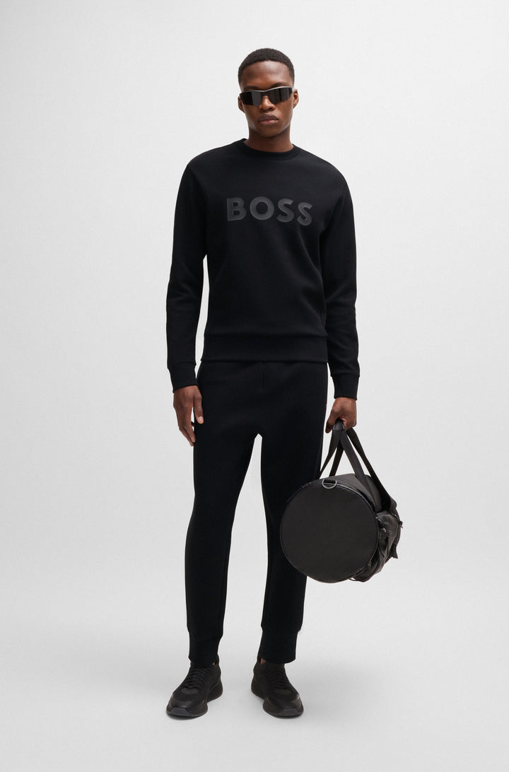 BOSS Sweatshirts Regular Fit in Cotton Mix - SALBO 10256713 01-50506119- Concorde Fashion#color_black-001