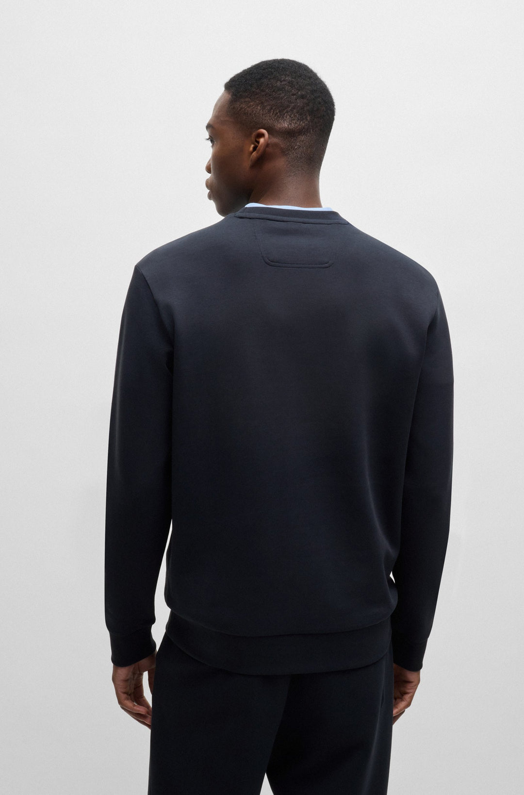 BOSS Sweatshirts Regular Fit in Cotton Mix - SALBO 10256713 01-50506119- Concorde Fashion#color_navy-402