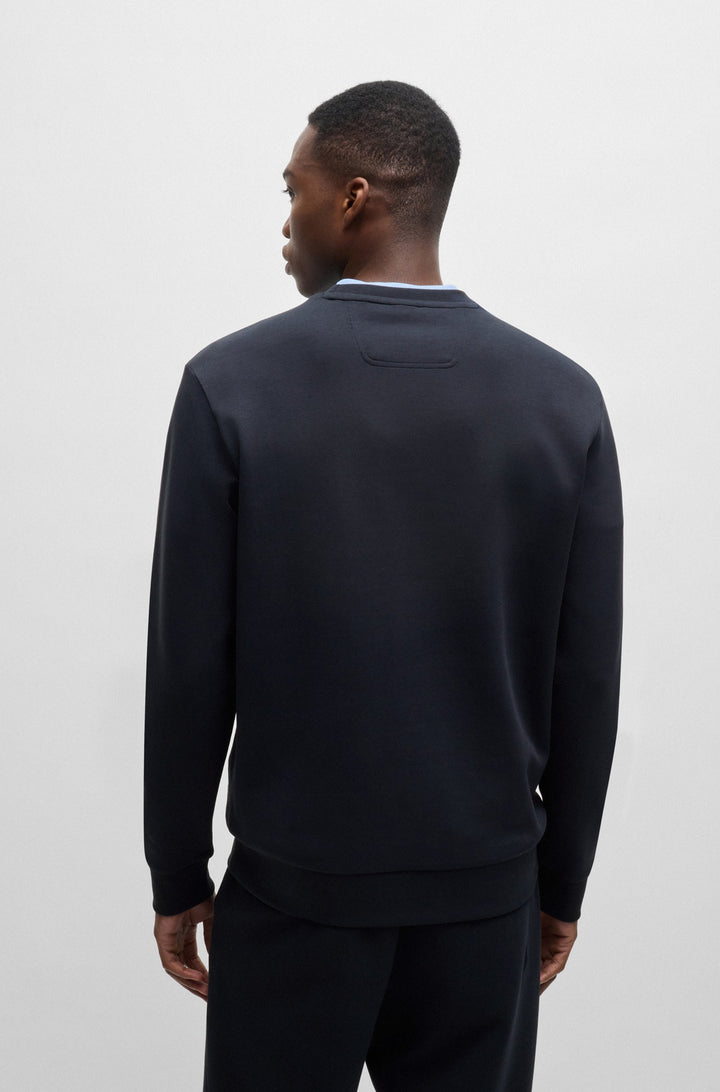 BOSS Sweatshirts Regular Fit in Cotton Mix - SALBO 10256713 01-50506119- Concorde Fashion#color_navy-402