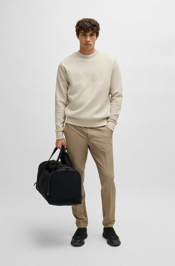 BOSS Sweatshirts Regular Fit in Cotton Mix - SALBO 10256713 01-50506119- Concorde Fashion#color_beige-271