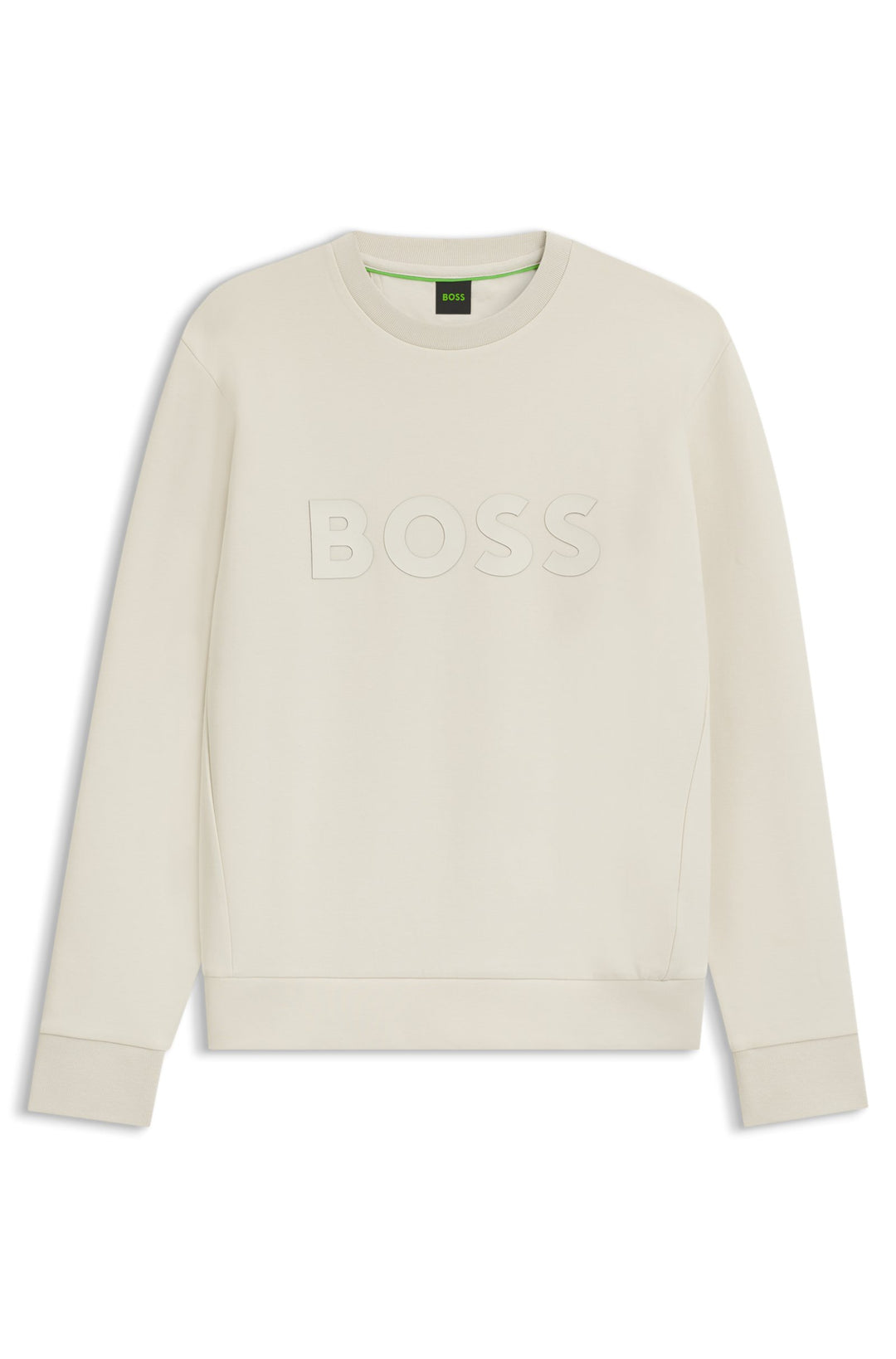 BOSS Sweatshirts Regular Fit in Cotton Mix - SALBO 10256713 01-50506119- Concorde Fashion#color_white-131