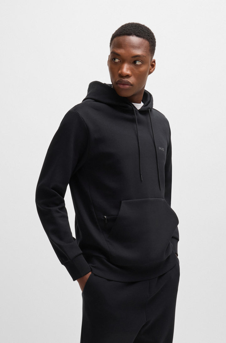 BOSS Hoodies Regular Fit in Cotton Mix - SOODY 10256713 01-50506130- Concorde Fashion#color_black-001