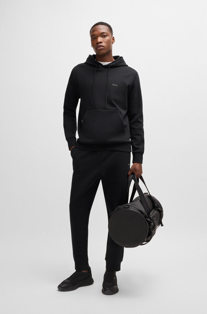 BOSS Hoodies Regular Fit in Cotton Mix - SOODY 10256713 01-50506130- Concorde Fashion#color_black-001
