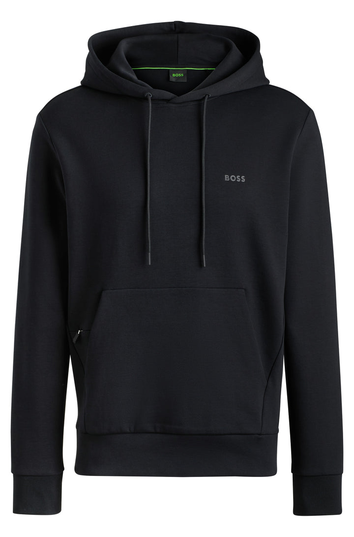 BOSS Hoodies Regular Fit in Cotton Mix - SOODY 10256713 01-50506130- Concorde Fashion#color_black-001