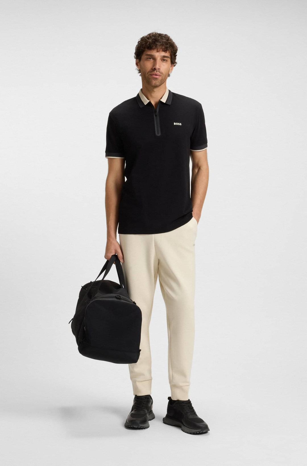 BOSS Jogging Pants Regular Fit - HADIKO 50506141- Concorde Fashion#color_white-131