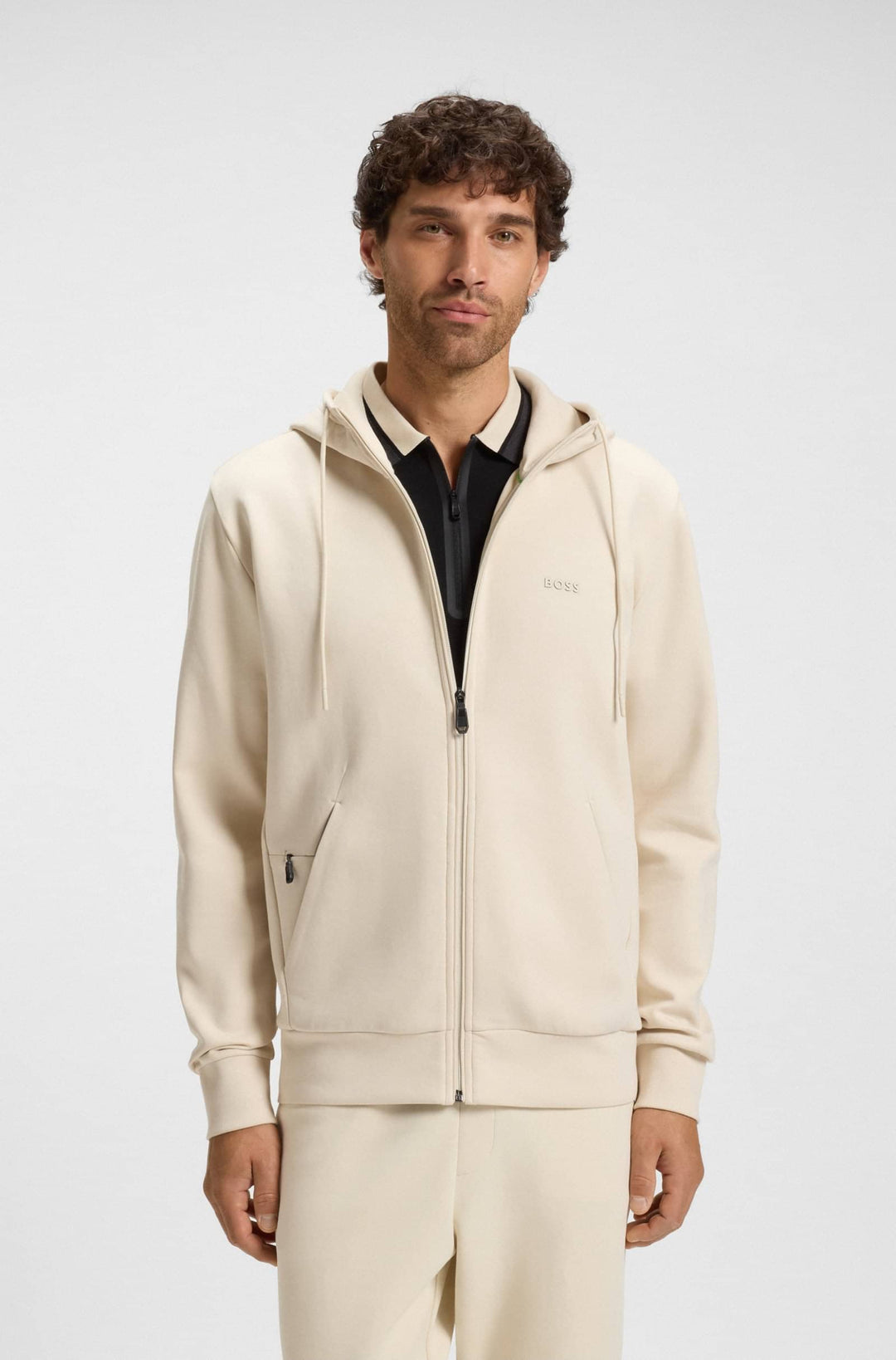 BOSS Hoodies Regular Fit - SAGGY 50506161- Concorde Fashion#color_white-131