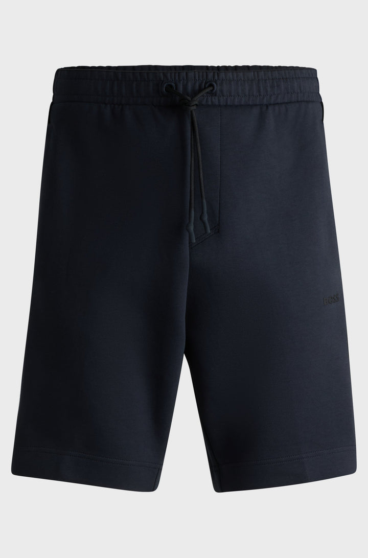 BOSS Shorts Regular Fit in Cotton Mix - HEADLO 1 10256713 01-50518195- Concorde Fashion#color_navy-402
