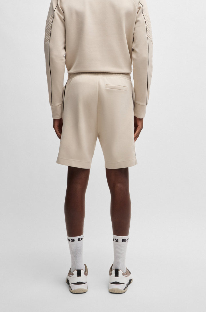 BOSS Shorts Regular Fit in Cotton Mix - HEADLO 1 10256713 01-50518195- Concorde Fashion#color_beige-271