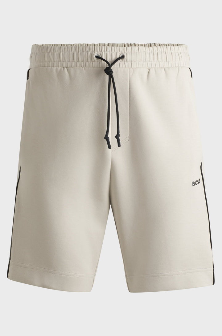 BOSS Shorts Regular Fit in Cotton Mix - HEADLO 1 10256713 01-50518195- Concorde Fashion#color_beige-271