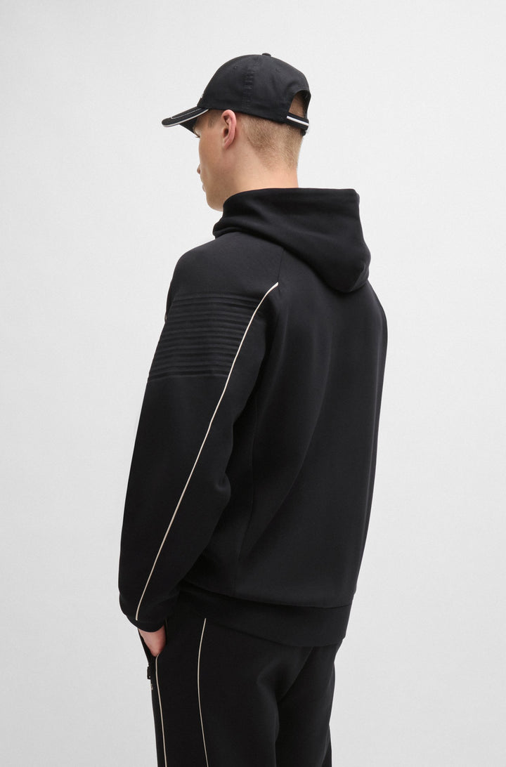 BOSS Hoodies Regular Fit in Cotton Mix - SAGGY 1 10256713 01-50518197- Concorde Fashion#color_black-001