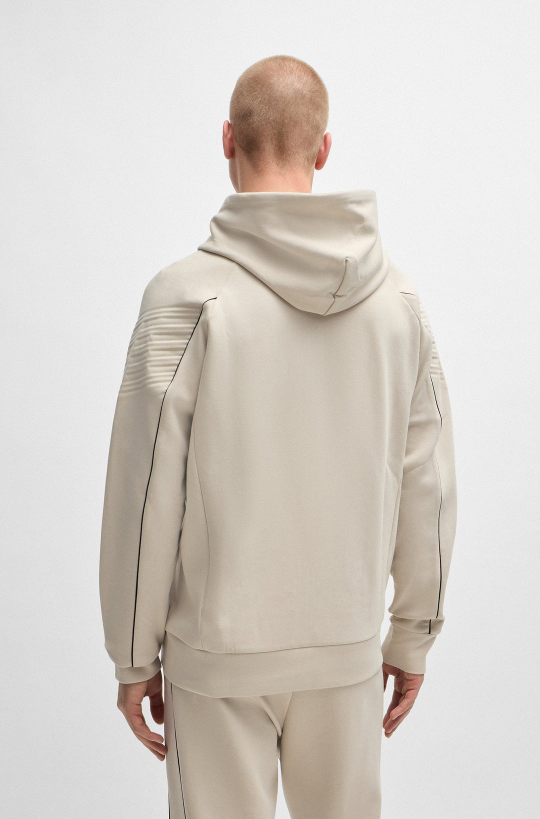 BOSS Hoodies Regular Fit in Cotton Mix - SAGGY 1 10256713 01-50518197- Concorde Fashion#color_beige-271