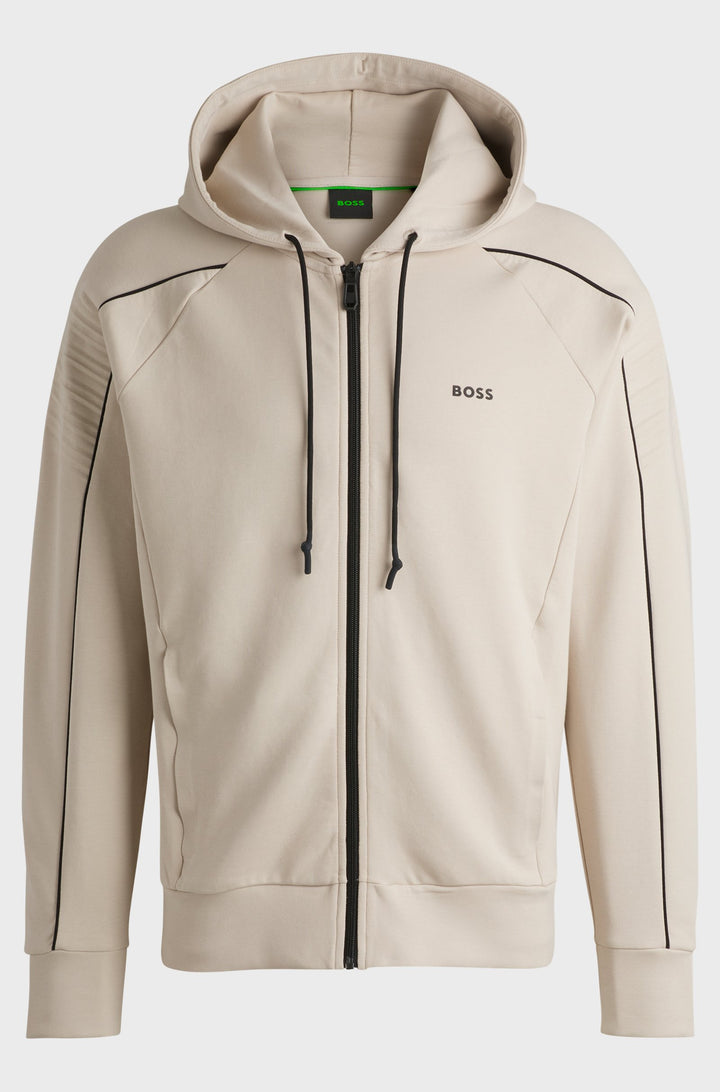 BOSS Hoodies Regular Fit in Cotton Mix - SAGGY 1 10256713 01-50518197- Concorde Fashion#color_beige-271