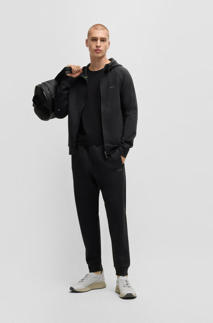 BOSS Tracksuits Regular Fit in Cotton Mix - TRACKSUIT SET 10256713 01-50519395- Concorde Fashion#color_black-001