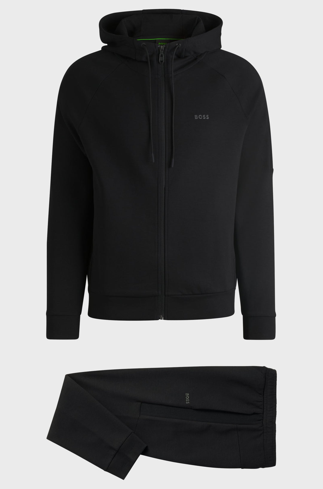 BOSS Tracksuits Regular Fit in Cotton Mix - TRACKSUIT SET 10256713 01-50519395- Concorde Fashion#color_black-001
