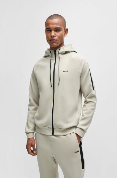 BOSS Tracksuits Regular Fit in Cotton Mix - TRACKSUIT SET 10256713 01-50519395- Concorde Fashion#color_beige-271