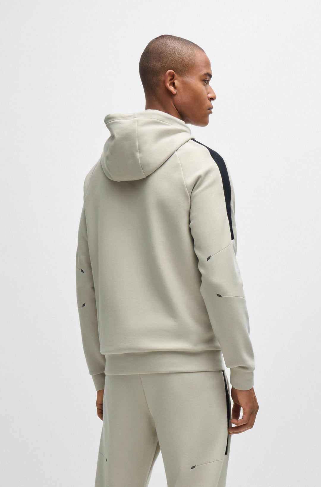 BOSS Tracksuits Regular Fit in Cotton Mix - TRACKSUIT SET 10256713 01-50519395- Concorde Fashion#color_beige-271