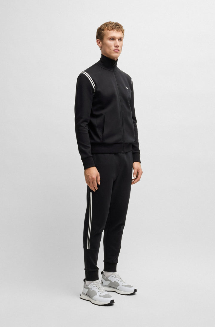 BOSS Tracksuits,Tracksuit Regular Fit in Cotton Mix - TRACKSUIT SET 10256713 01-50533738- Concorde Fashion#color_black-002