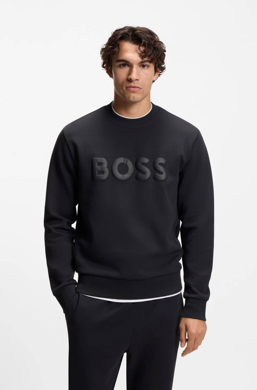 BOSS Sweatshirts Regular Fit - SALBO 50555516- Concorde Fashion#color_navy-402